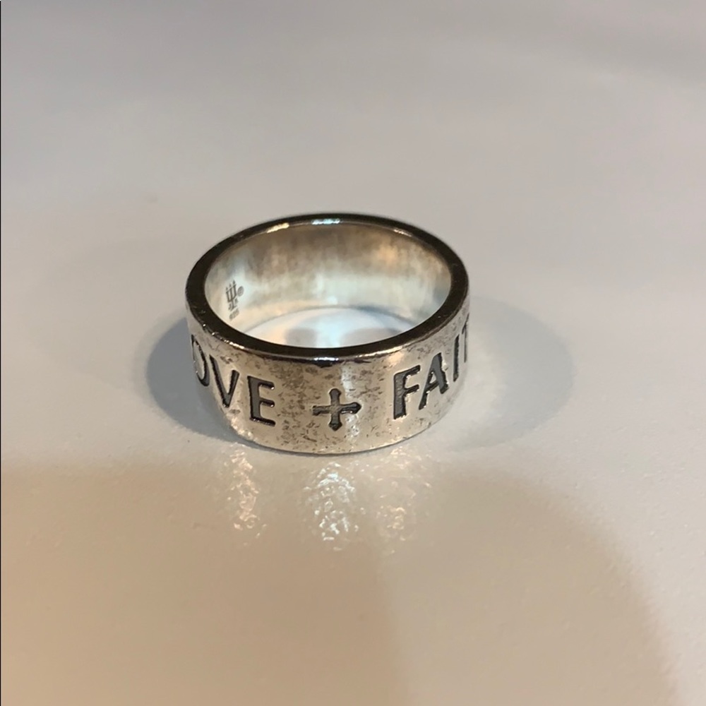 Love, Hope, Faith James Avery ring